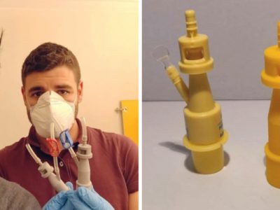 COVID-19 3D printed valve