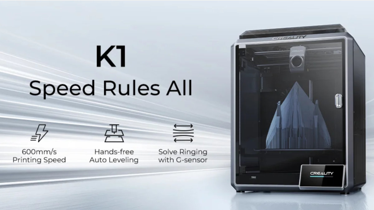 Creality K1 Max FDM 3D Printer; 4.3 Color LCD Screen; Automatic
