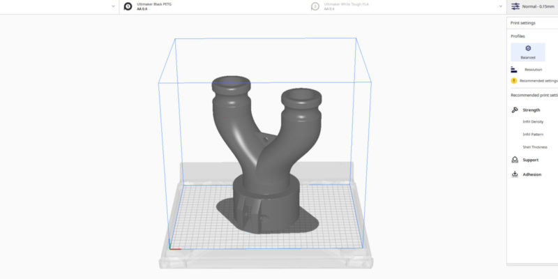 ultimaker cura - How center the nozzle before start printing - 3D